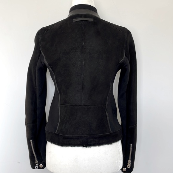 Prada Black Suede Jacket Size 40 - Picture 2 of 14